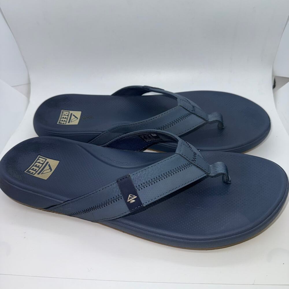 Reef Cushion Phantom 2.0 Flip Flop Sandals Men's Size US 13 Blue Slip On Thong